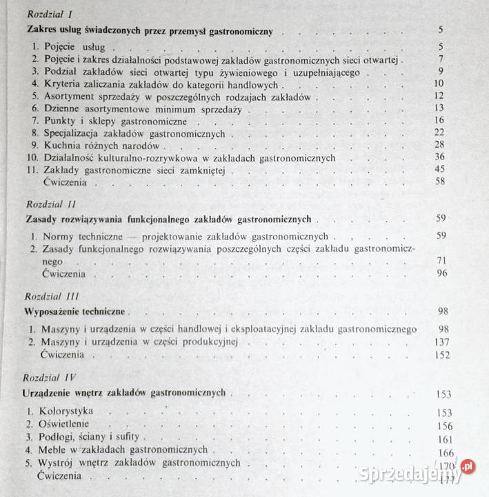 Organizacja i technika usług gastronomicznych R Rok wydania 1992 Pozostałe lubelskie Chełm