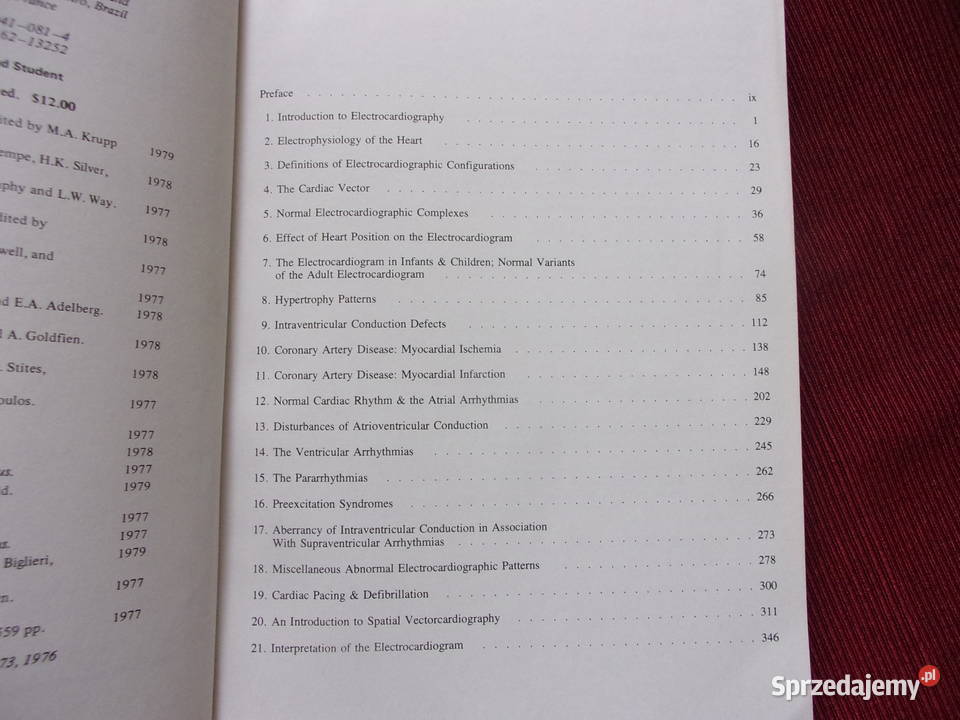 Zasady Elektrokardiografia kliniczna Wydanie 10 miękka sprzedam