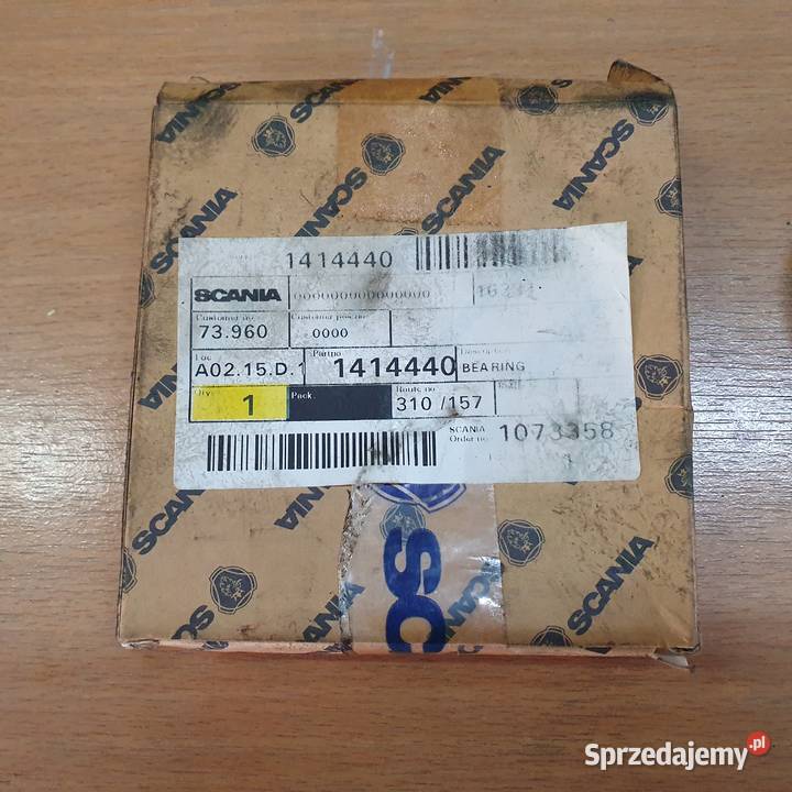SCANIA ŁOŻYSKO SKRZYNI BIEGÓW 1414440 SKF