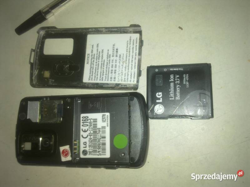 LG Shine KE970 uszkodzony Warszawa