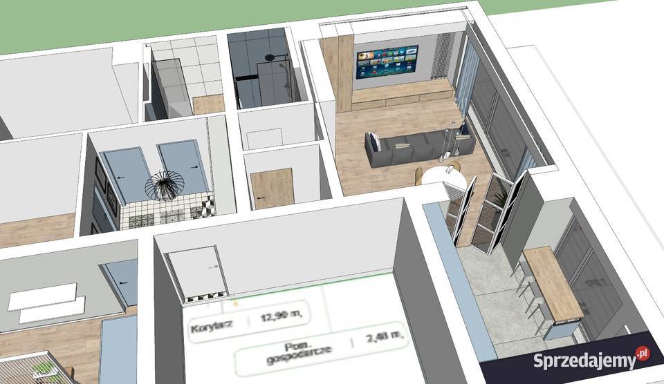 Penthouse 4 pokoje 97 m taras na dachu 41 m łódzkie Łódź