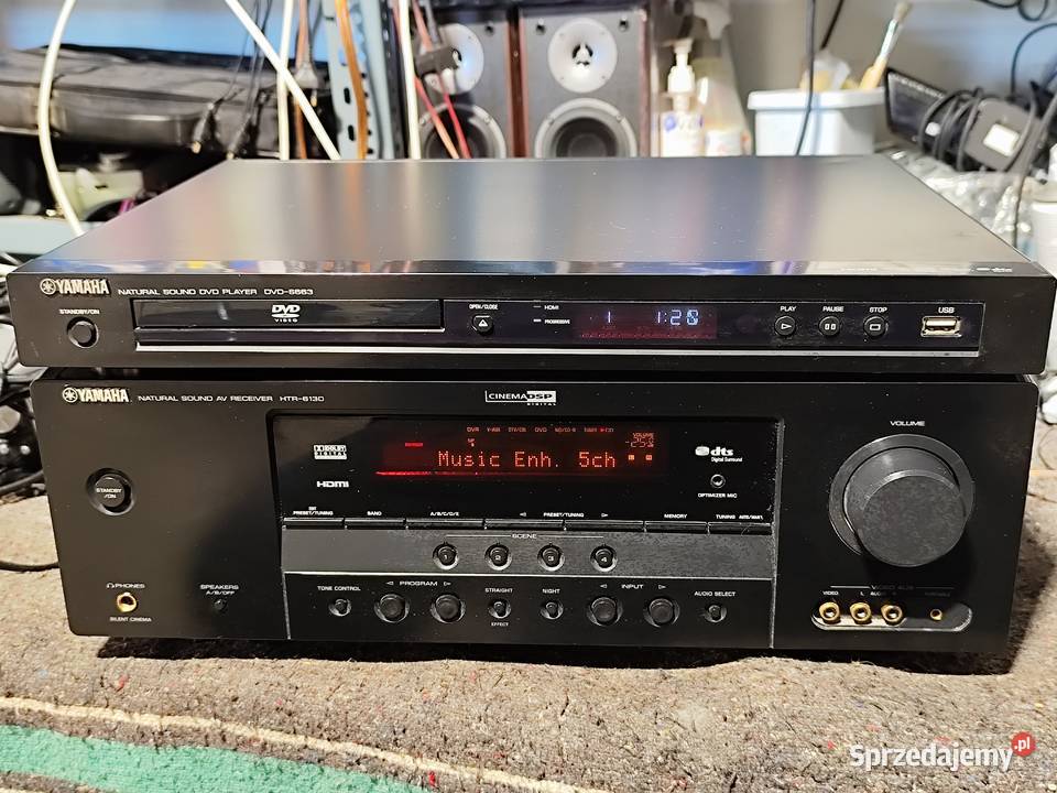 zestaw kina domowego Yamaha HTR6130 DVDS 663 sprzedam