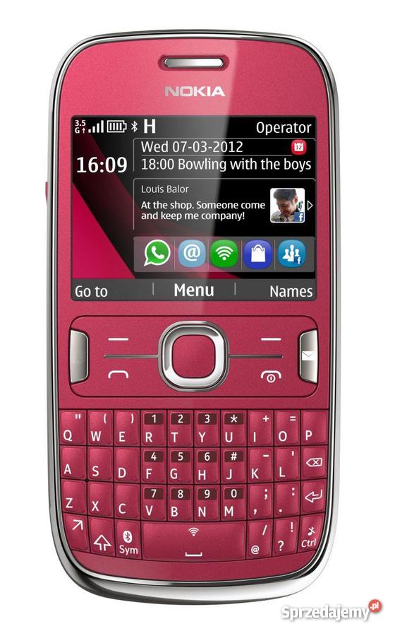 NOKIA ASHA 302 RED MMS Bielsko-Biała