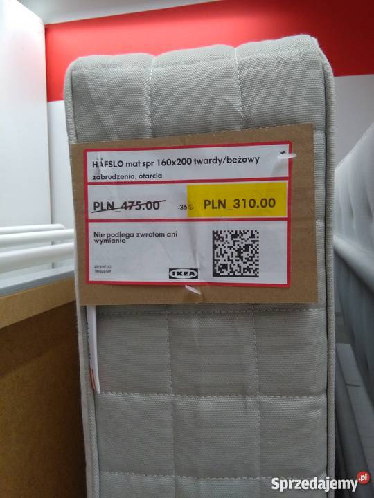 Metalowe kute łóżko IKEA rama stelaż IDEALNY Łóżka, wersalki i sofy Kraków