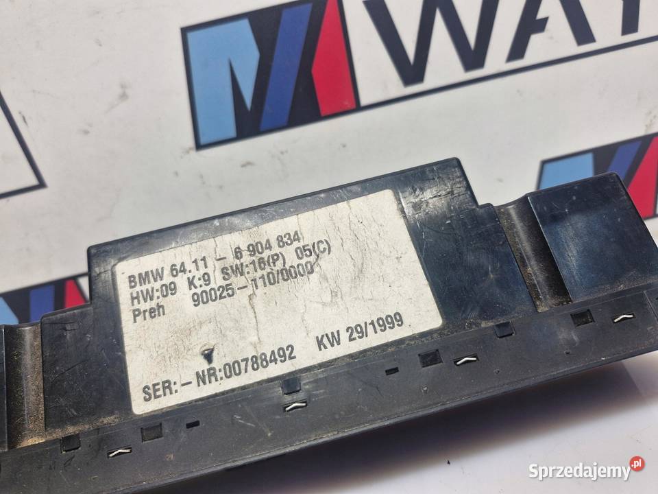 BMW 5 E39 PANEL NAWIEWU KLIMATYZACJI 6904834 sprzedam