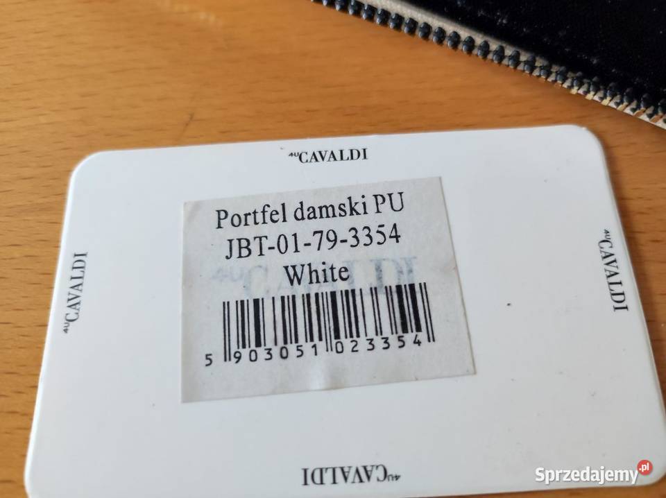 portfel damski cavaldi skórzany zasuwany sprzedam