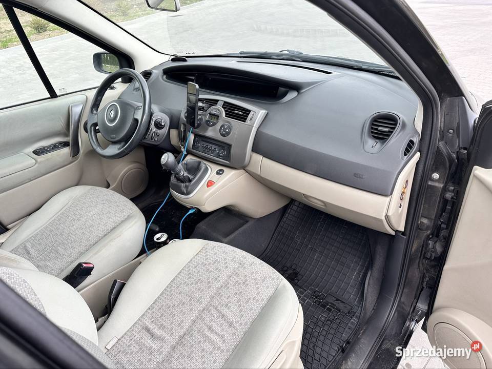 Renault Scenic II Lift 16 LPG Rok produkcji 2007 Warszawa