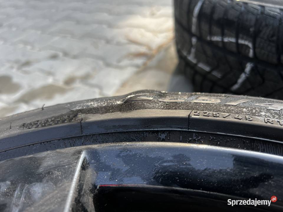 Opony zimowe Pirelli z felgami Ronal CLA 45 amg Warszawa sprzedam