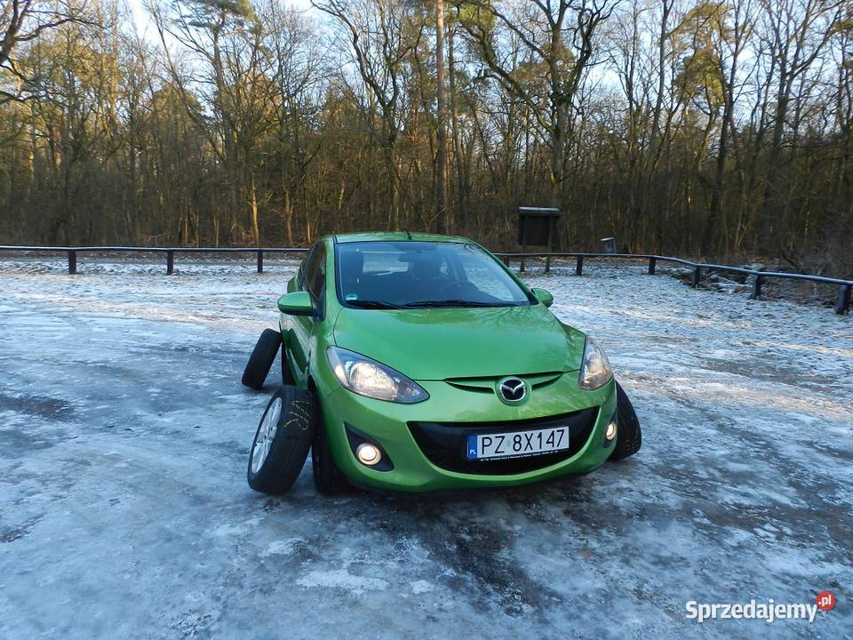 Mazda 2 II BEZ RDZY śliczna niezawodna tania elektryczne szyby Puszczykowo