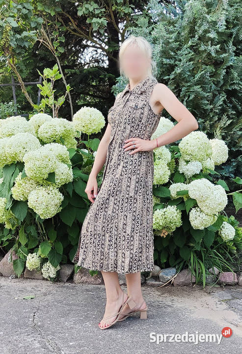 Vintage sukienka lata 90 boho S 36 Katies retro Szczecin