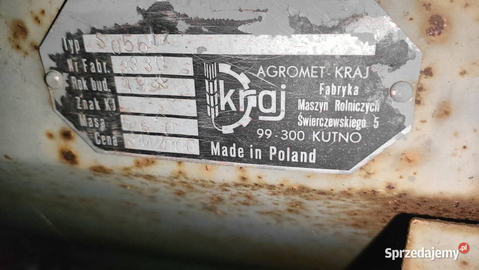 Sprzedam siewnik Poznaniak 3m nieuszkodzony Żarnów sprzedam