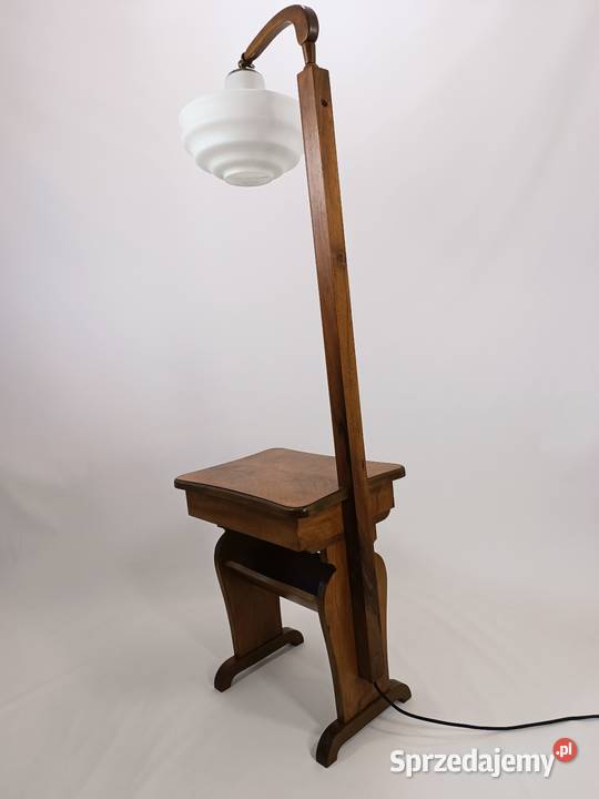 Lampa podłogowa ze stolikiem Art Deco Zielona Góra