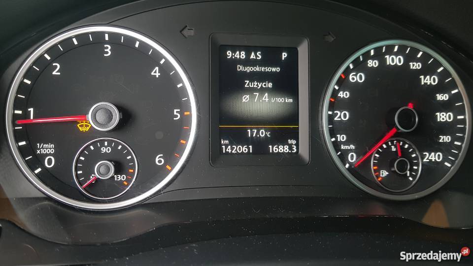 VW Tiguan 177 diesel 4x4 automat salon 1 właśc wielofunkcyjna kierownica Błonie