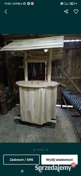 Studnia ogrodowa drewniana podkarpackie Kolbuszowa