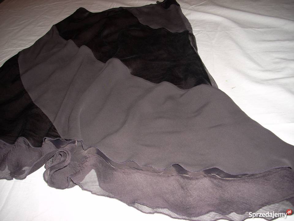 Fenn Wright Manson Jedwabna Długa Spódnica 40 42 brązowy/beżowy małopolskie Nowy Sącz