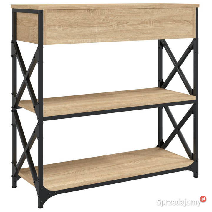 Stolik konsolowy dąb sonoma 75x28x75 WM834196 Stoły Warszawa
