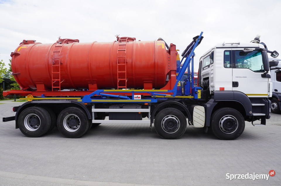 Man TGS 35400 8x4 E5 Hakowiec HYVA Beczka bezwypadkowy Motoryzacja Kraków sprzedam