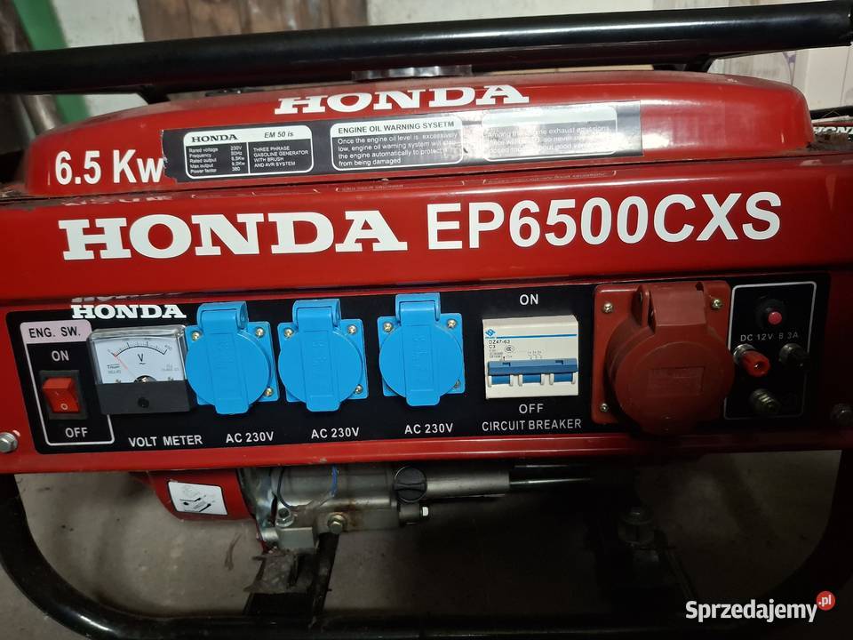 Agregat prądotwórczy Honda 65 kW Radziejowice