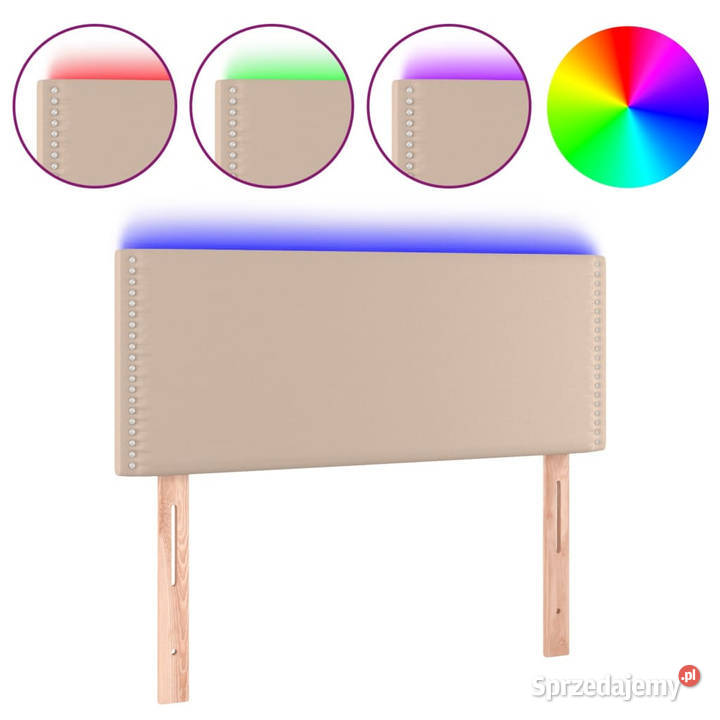 Zagłówek do łóżka z LED cappuccino 80x5x7888 Warszawa