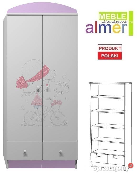 PRETTY GIRL 22 N25 szafa dziecięca 80x53 w190 Jaworzno
