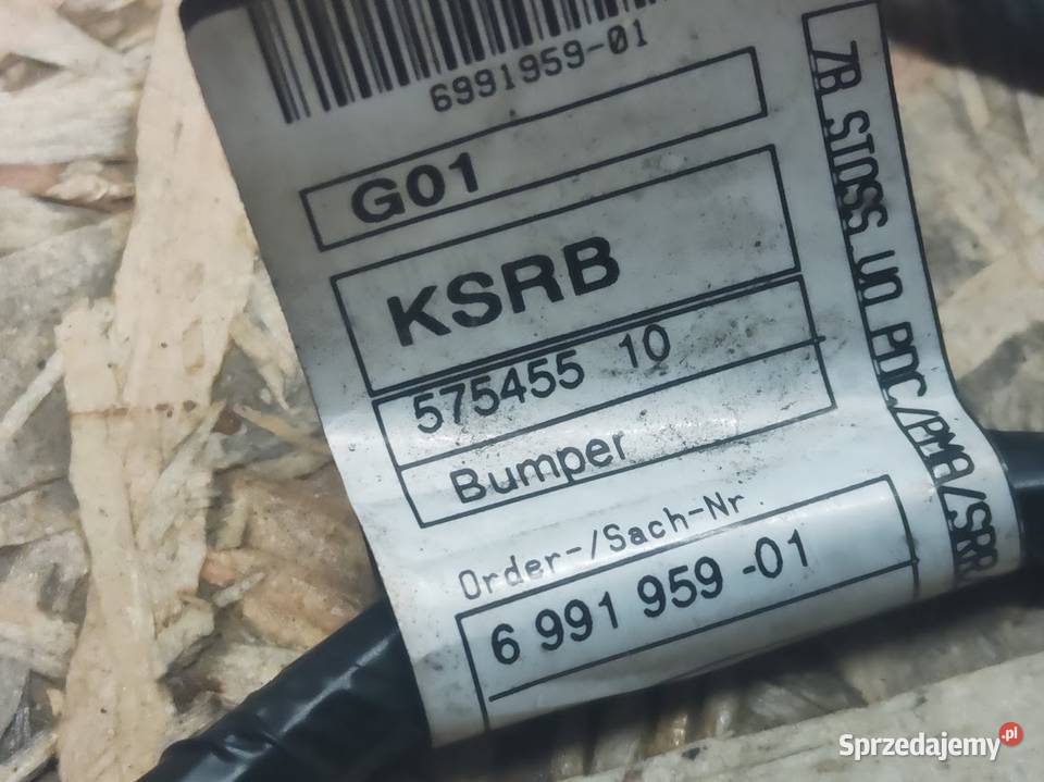 Wiązka Instalacja Zderzaka Przedniego PDC Kamera wielkopolskie Pleszew sprzedam