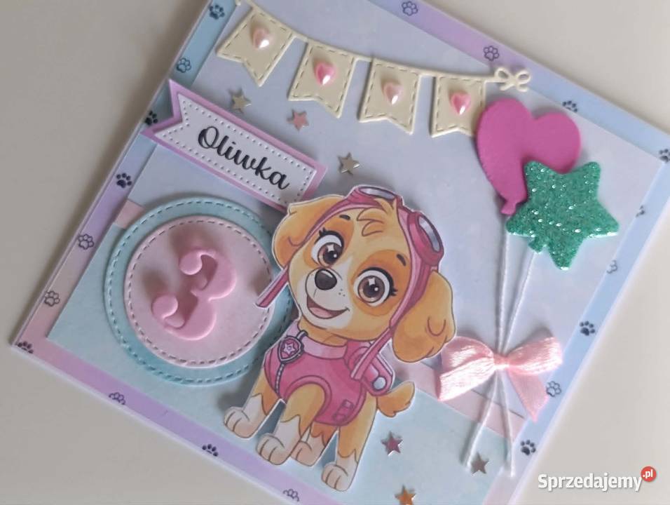 Personalizowana kartka na urodziny ręcznie Łódź