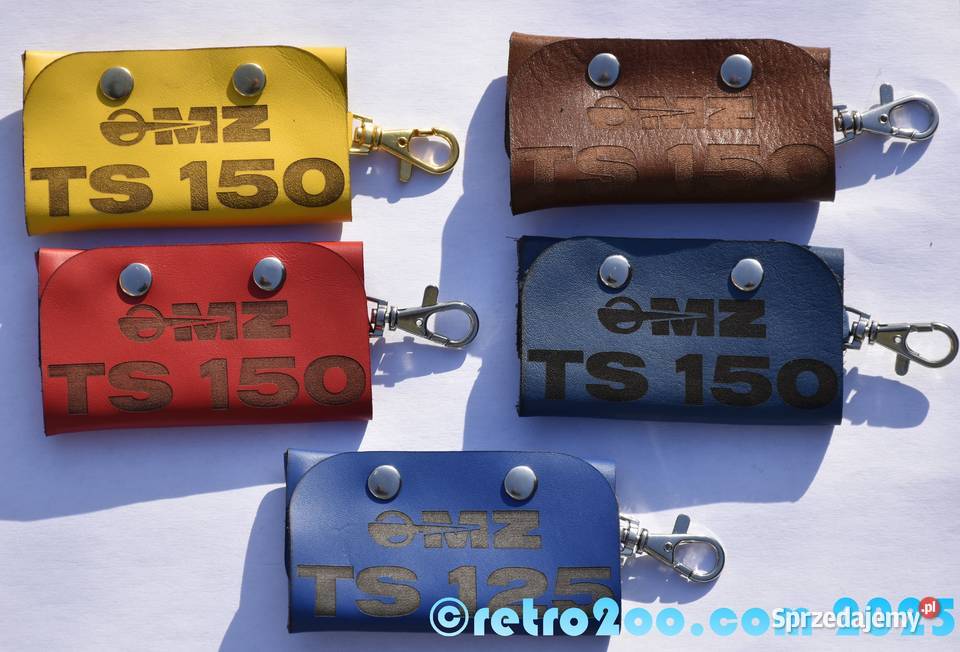 Etui skórzane brelok MZ TS 125 150 DDR PRL podkarpackie Krosno
