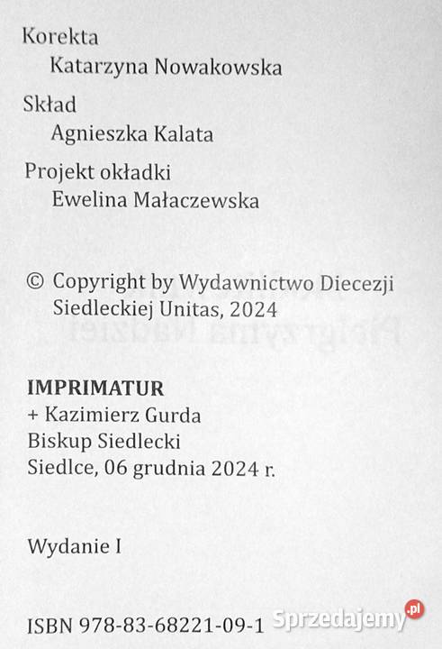 Modlitewnik pielgrzyma nadziei Katarzyna lubelskie Chełm