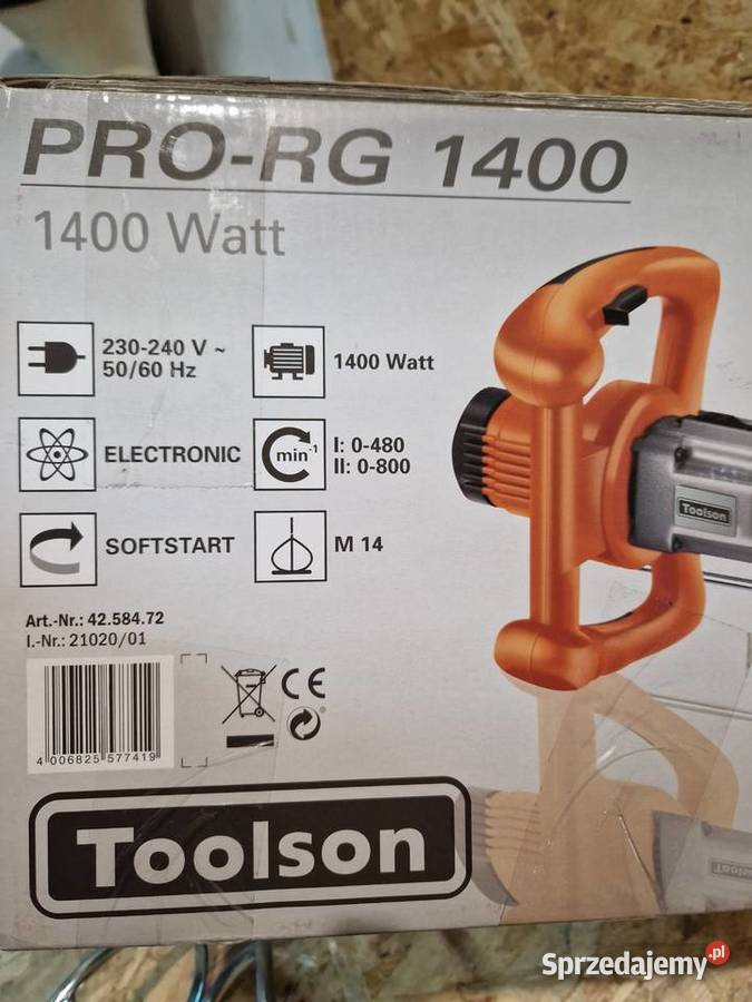 Mieszadło Einhell Tolson TC MX 1400 2 biegi Elektryczne wielkopolskie Głogowa