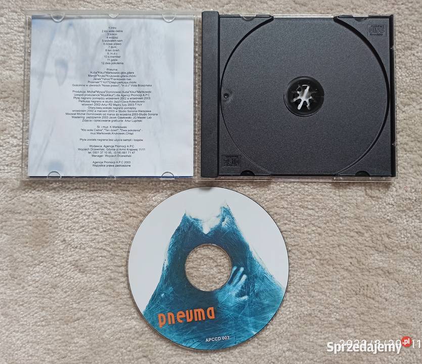 Płyta CD Pneuma Kokon 2003 chrześcijańska muzyka Płyty i kasety