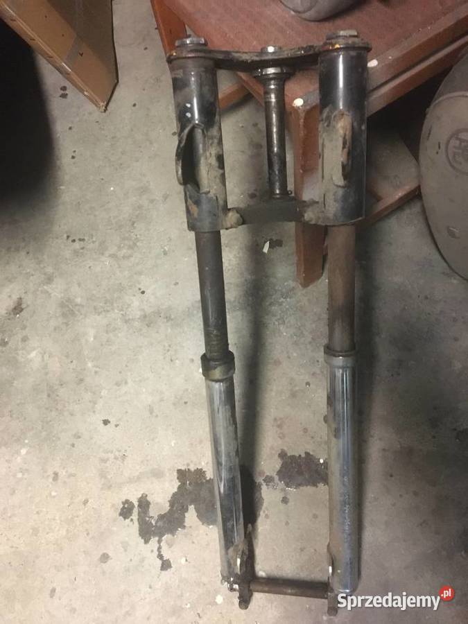 Zawieszenie przód kierownica oś linki klamka Książ Wielkopolski