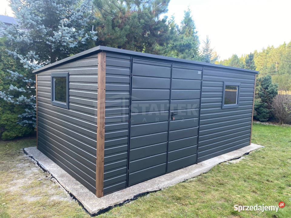 Schowek domek ogrodowy 5x3m brama dwuskrzydłowa Kalisz