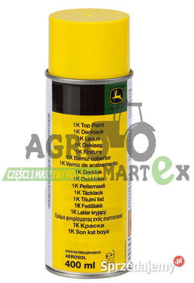 MXF201 FARBA ŻÓŁTA SPRAY 04 JD dolnośląskie Wichrów