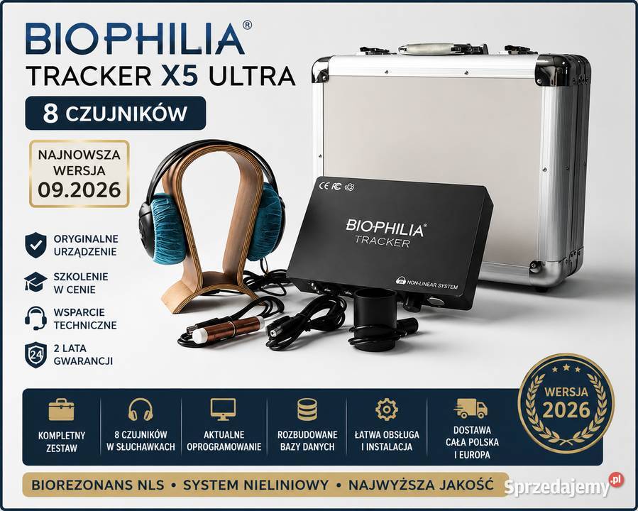 BIOPHILIA TRACKER X5 ULTRA 8 czujników w Wrocław sprzedam