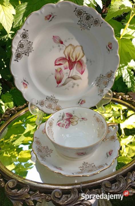 TRIO BAWARIA Z KORONĄszlachetna elegancjareliefy Pabianice sprzedam