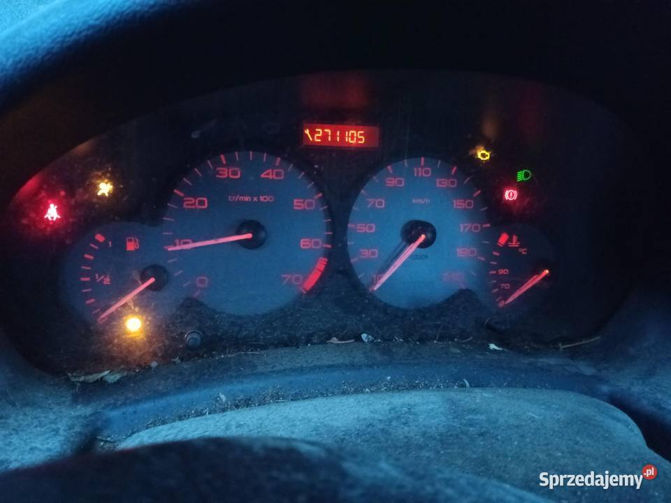LICZNIK PEUGEOT PARTNER I 16 16V 9656801380 osobowe Liczniki i zegary