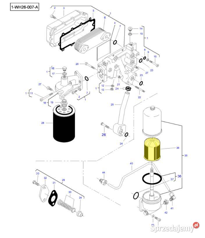 Filtr oleju silnika Fendt Massey Ferguson Valtra podlaskie Białystok