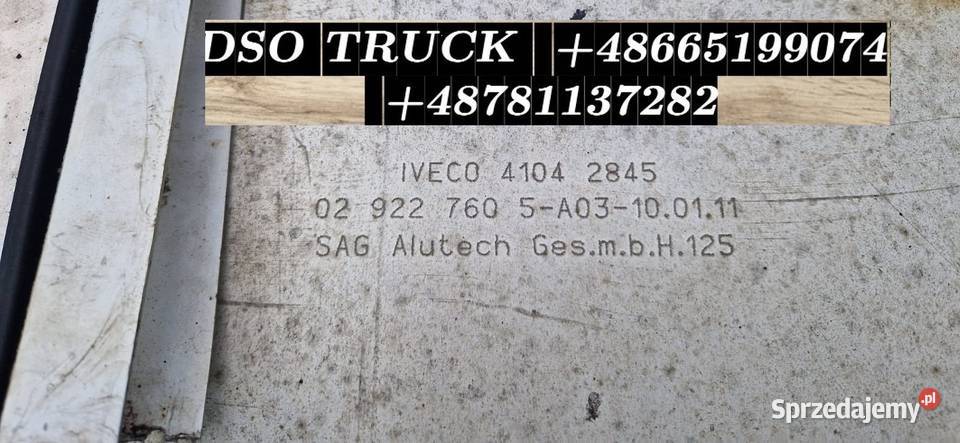 Zbiornik paliwa 760 L Iveco Scania Man 196x67x62 Zawichost