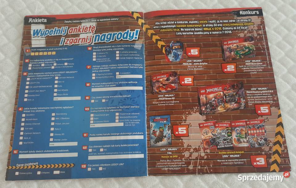 Lego Ninjago 42018 Media Service Książeczki śląskie Czeladź sprzedam