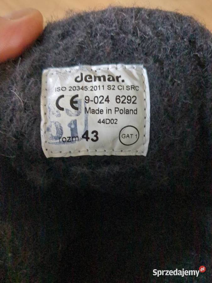 Buty robocze Demar czarny Rzeszów
