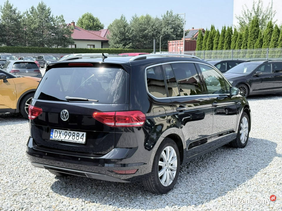 Volkswagen Touran 16TDI 110 2016r Highline ACC elektrochrom. lusterko wst. Volkswagen dolnośląskie