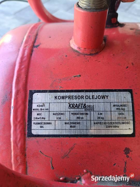 Sprężarka 50l podkarpackie Hadle Szklarskie