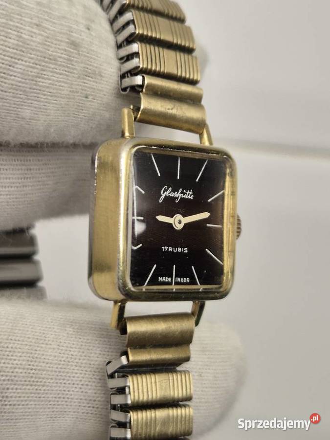Glashutte mechaniczny damski zegarek DDR Chorzów