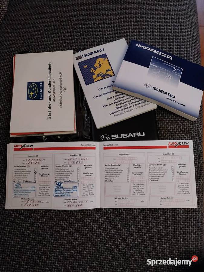 SUBARU IMPREZA 20 GX AWD 226500km Sejny