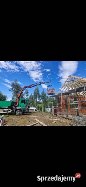 MAN TGM 18290 4X4 HDS 65T Palfinger PK12000 143m zielony Bystrzyca Kłodzka