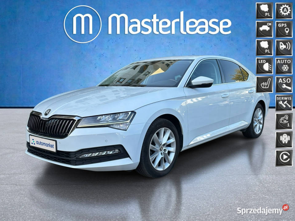 koda Superb 20 TDI SCR Ambition DSG Z Polskiego elektryczne lusterka Warszawa