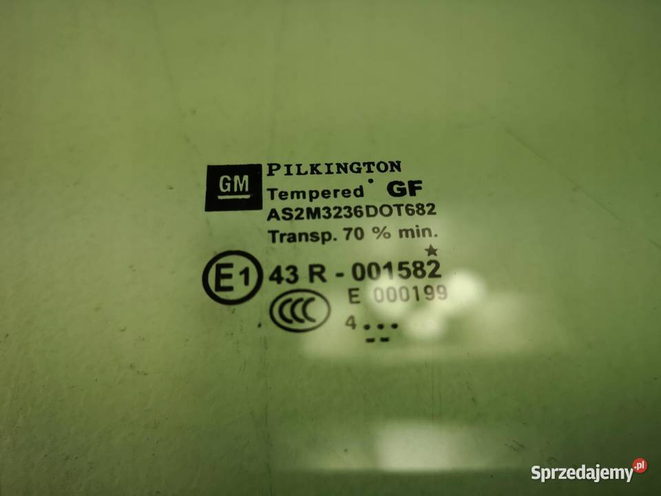 SZYBA DRZWI PRAWY TYŁ OPEL ASTRA H 20042014 lubelskie