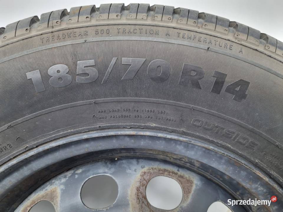 KOŁO ZAPASOWE zapas Opel Corsa C D zapas felga Chełm sprzedam