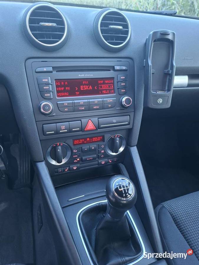 Audi a3 8p Sportback 19tdi 105 2007 podgrzewane fotele Chełmno