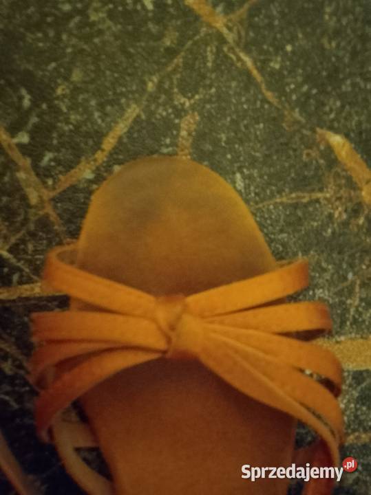 Buty do tańca dziewczynka pomarańczowy Rembertów sprzedam
